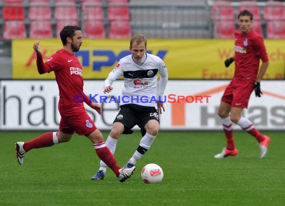 2.Bundesliag SV Sandhausen - MSV Duisburg 27.10.2012 (© Kraichgausport / Loerz)